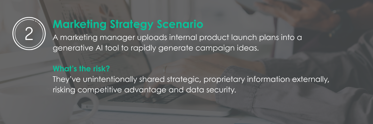 AI data risk in marketing