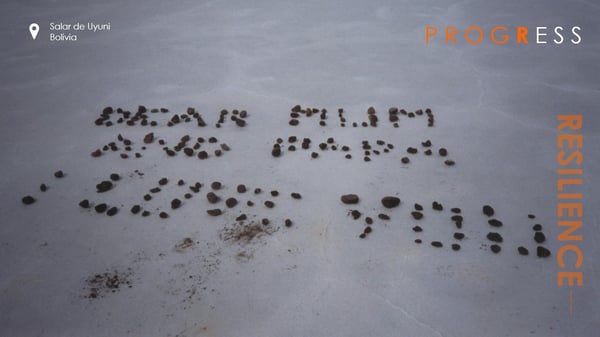 Alex Gambotto's message to his parents on Salar De Uyuni in Bolivia
