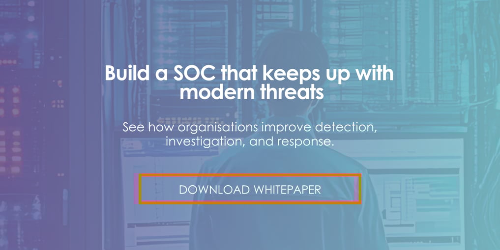 modern soc that keeps up with threats