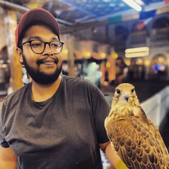 Rohan with Bird