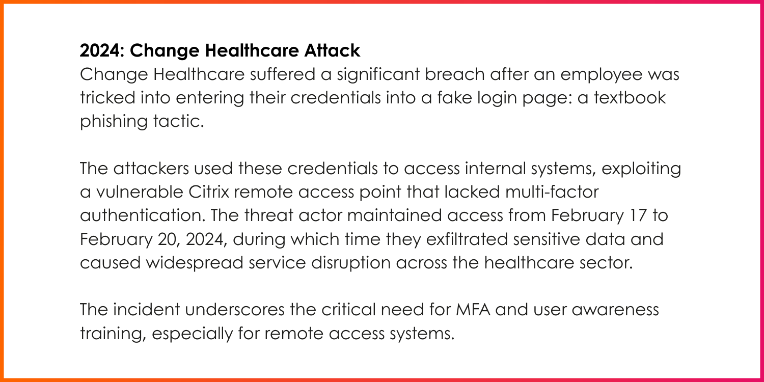 Change healthcare attack