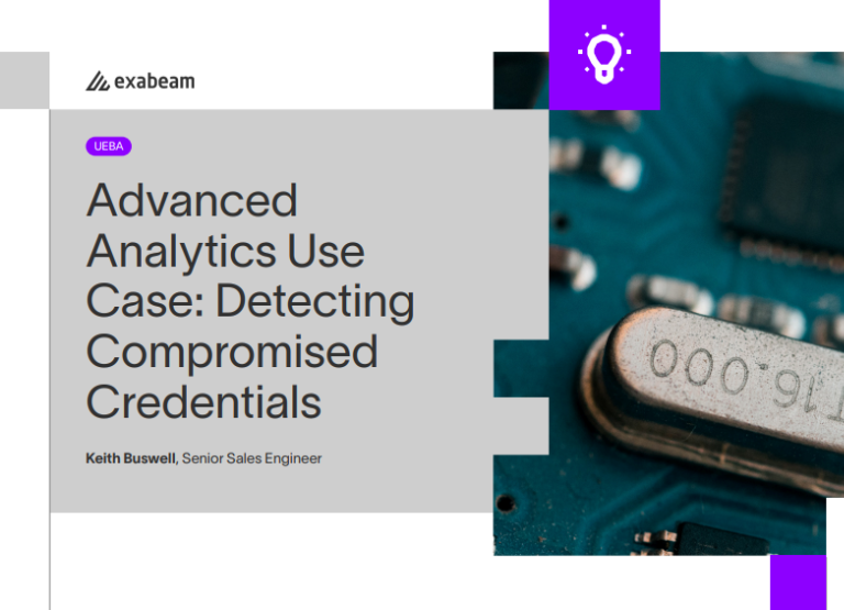 Advanced Analytics Use Case: Detecting Compromised Credentials