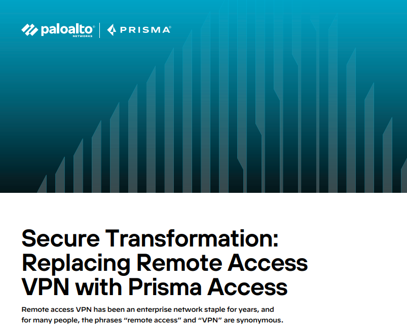 Replacing Remote Access VPN with Prisma Access